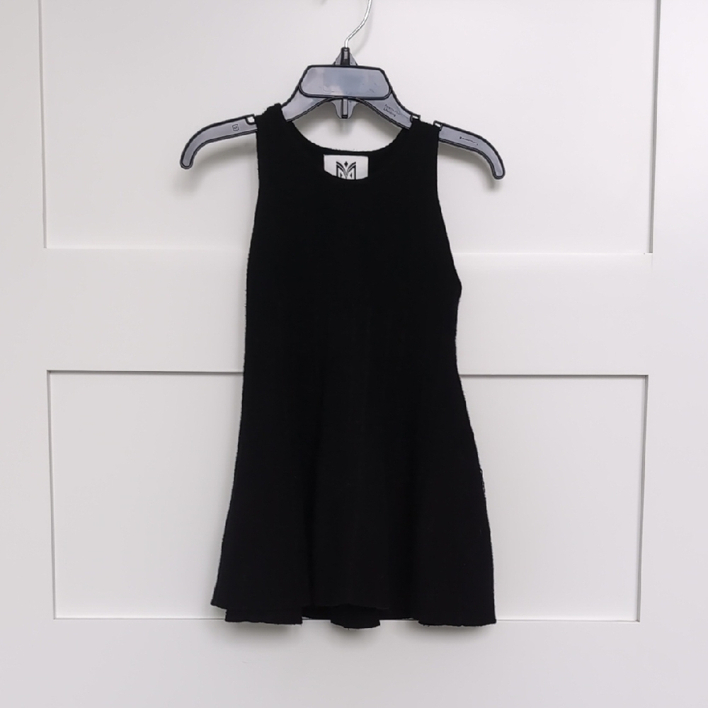 Milly Minis Black Sleeveless Knit Dress - 3